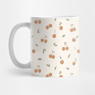 Boho Cherry Pattern Spring Cherries Mug